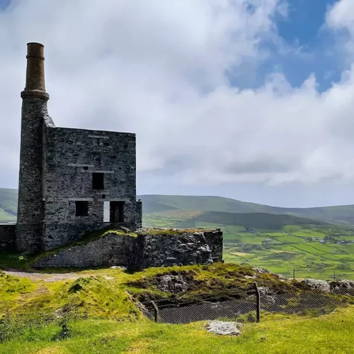 Bt Old copper mine shaft on the BEara Peninsula Kerry Experience Tours